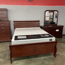 Brand New Queen Bedroom Group Available Now!!