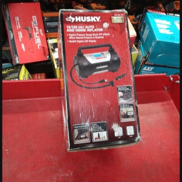 Husky auto and home inflator deals