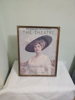 Real front page from 1908 theater magazine