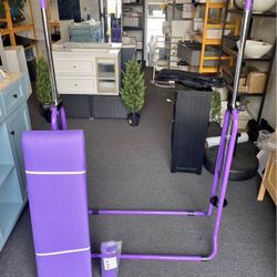 New Gymnastic Bar And Mat for Kids Adjustable Height Folding Training Monkey Bars