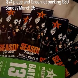 Rodeo tickets  and parking pass