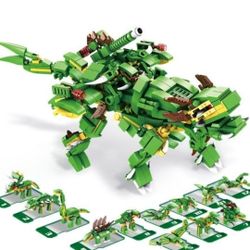 Dinosaur Building Toys for Boys 8-12: 12 in 1 Building Blocks Sets for Kids Compatible with Lego