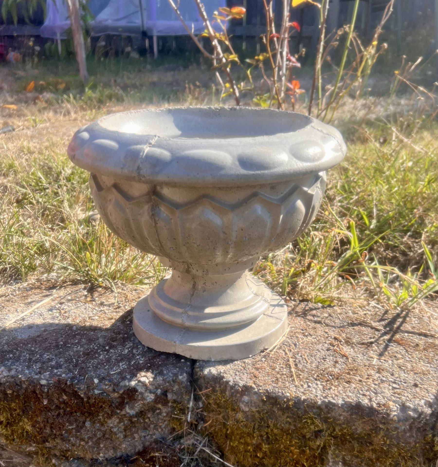 Concrete Urn style Planters : Pots