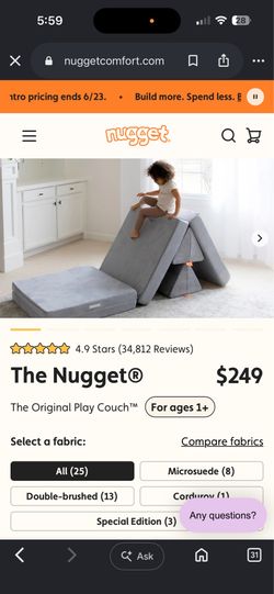 Nugget couch for sale OBO