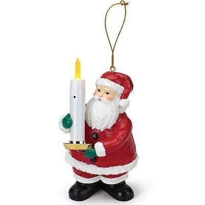 Goodnight Lights Mr.Christmas Blow Out Santa's Candle Turn Tree On / Off NEW
