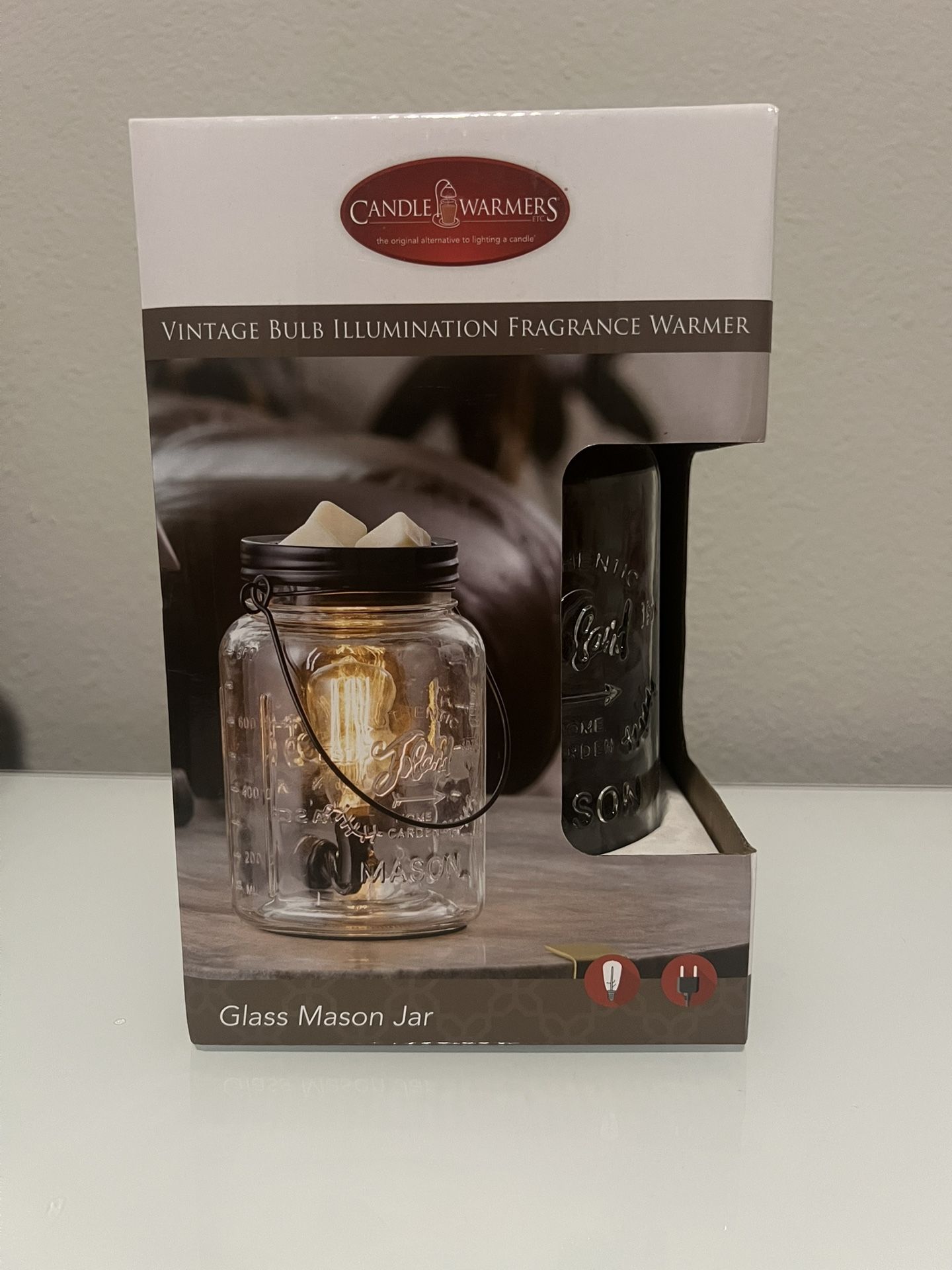 Candle Warmer: Vintage Bulb Illumination Fragrance Warmer