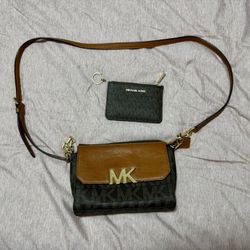 Michael Kors Crossbody Bag & Card/Coin Purse