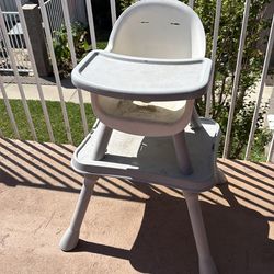 High chair learning table