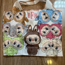 Lafufu Labubu Nylon Foldable Shoulder Bag