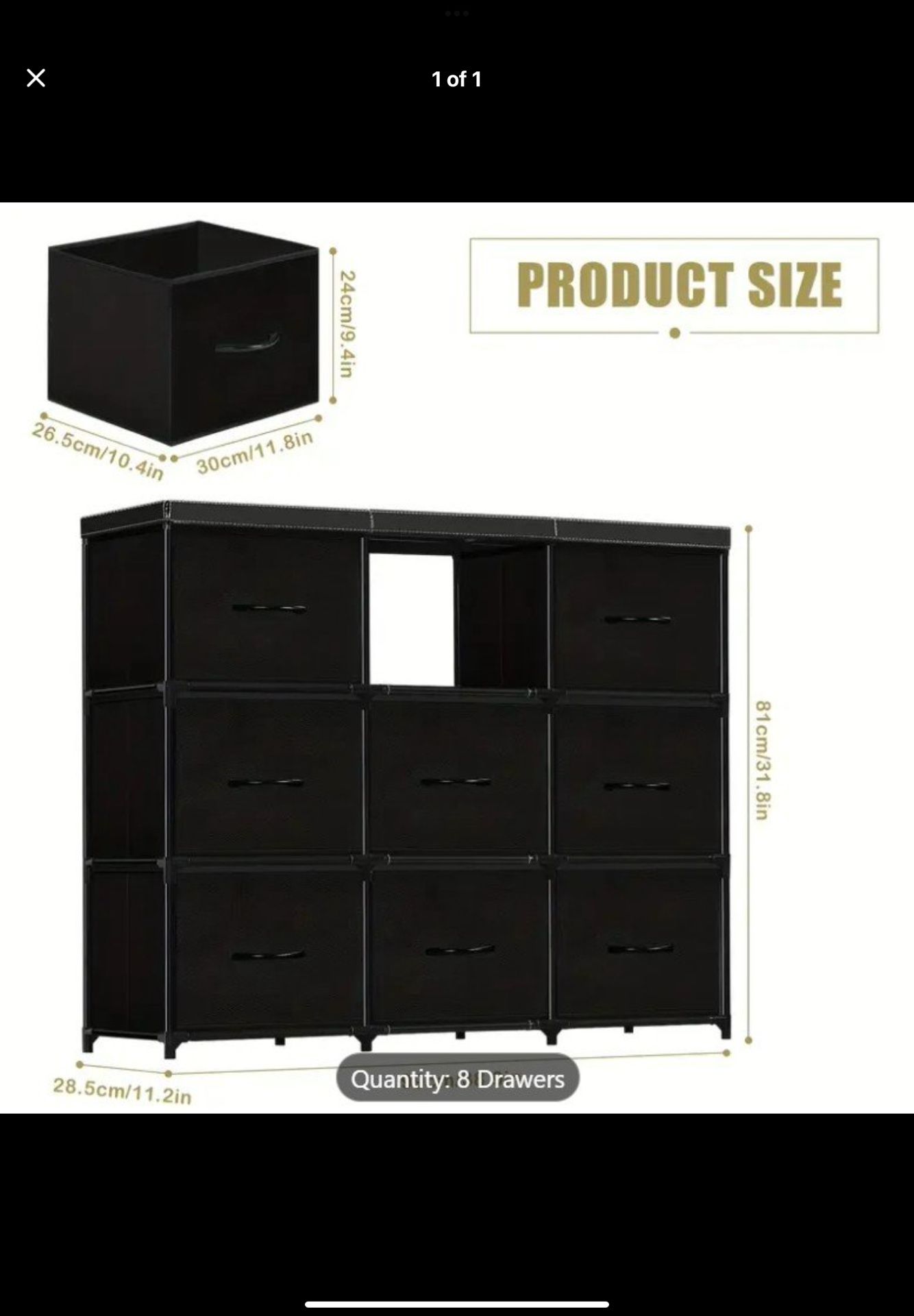 Easy To Assemble 8 Cube dresser - Closet Organizers And Storage