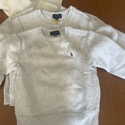 Ralph Lauren Sweatshirt, Beige , Jacket Boy And Girl  .small