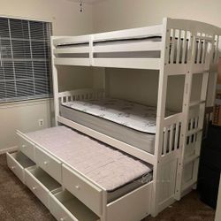 Mocah Twin Twin Bunk Bed$10 Down Payment Financing and Delivery available