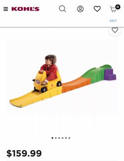 Step2 Up & Down Roller Coaster Ride-On Track with Car – Toddler Toy
