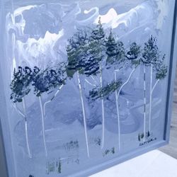 Hand-Painted Original Wall Art (Landscape).