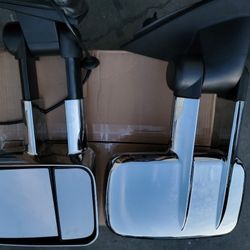 14-18 Chevrolet Silverado 14-20 Gmc Sierra Towing Mirrors Espejos Retrovisores Chevy