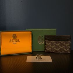 Luxury Monogram Card Holder - Premium Quality & Sleek Design