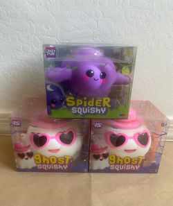 Crazy Fun RMS Halloween Squishy Toys : Witch & Ghost. Needoh