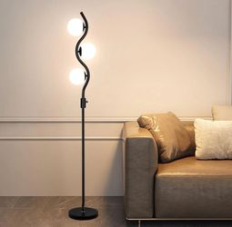 Floor Lamp, Dimmable (Brightness Adjustable) Standing Lamps with 3 Globe Soft Warm White 3000K Bulbs