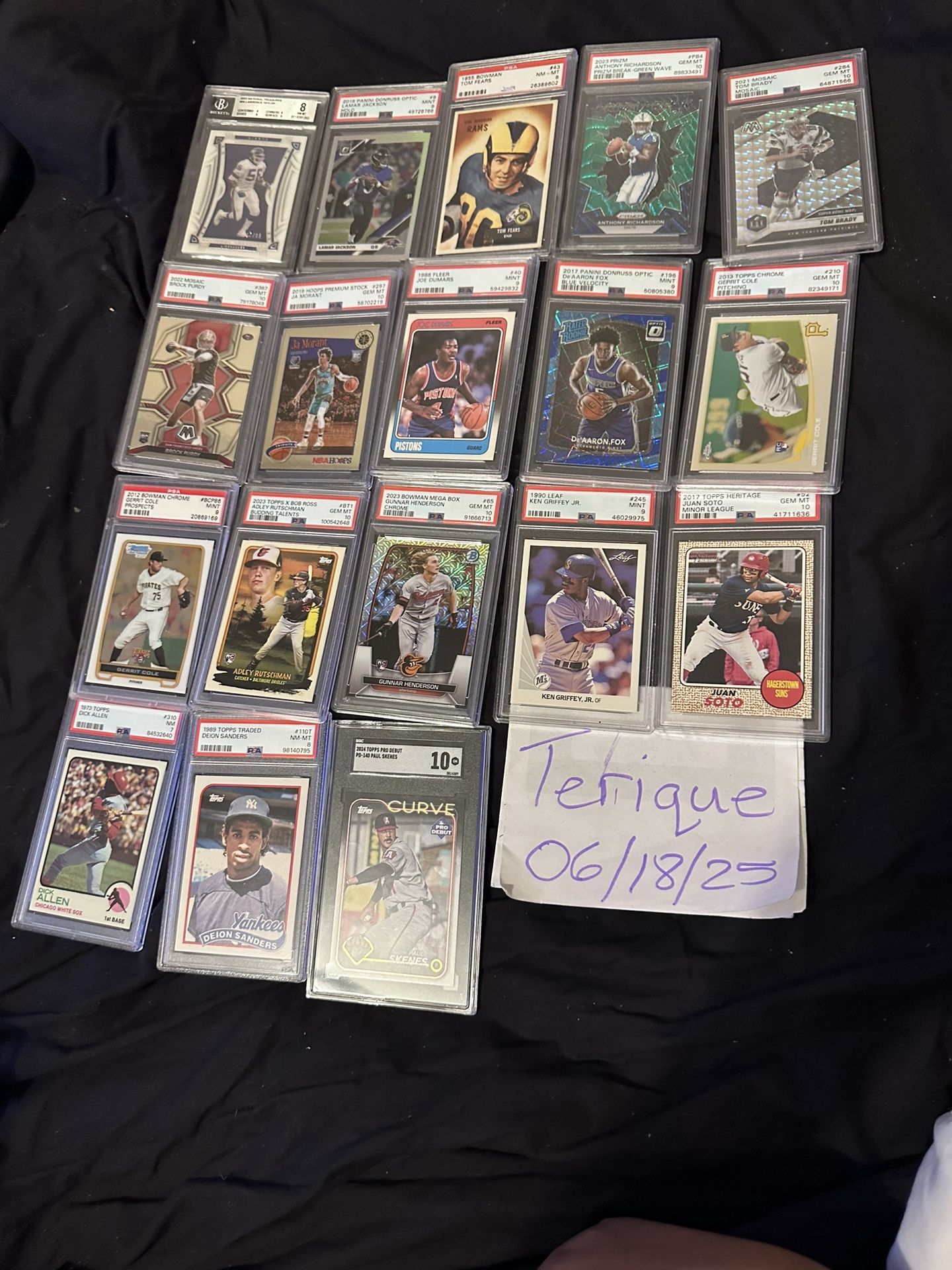 Grated Cards & Sleeves, And Cases