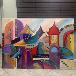 Smadar H. Livne Fabric Art Frame 