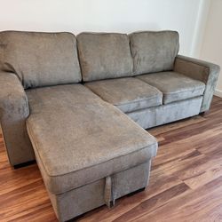 Gray Sectional Sleeper 
