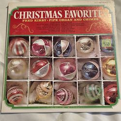 1950's Christmas Favorites Crown Records Vinyl LP Album Fred Kirby organ & Chime
