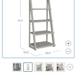 Kellen 72” Ladder Bookcase
