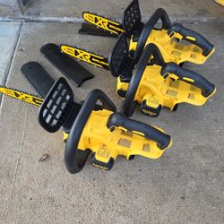 Dewalt 20v Chainsaw Bar 12 Like New Only Tool $125 Each One Price FIRM/ Nueva PRECIO FIRME Cada Una $125