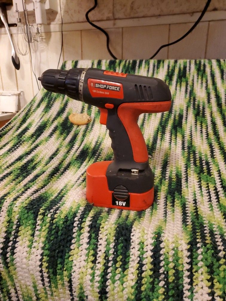 18 Volt Shop Force Drill Needs A Charger