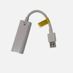 Insignia USB 3.0 To VGA Adapter White For PC/Laptop