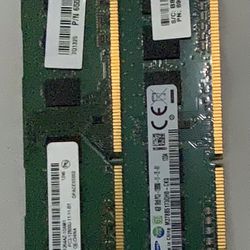 2 4GB RAM Sticks