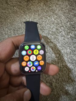 Apple Watch Series 9 (GPS + Cellular 45mm) Midnight Aluminum Case with Midnight Sport Band M/L