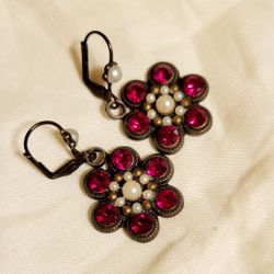 Vintage flower Earrings 