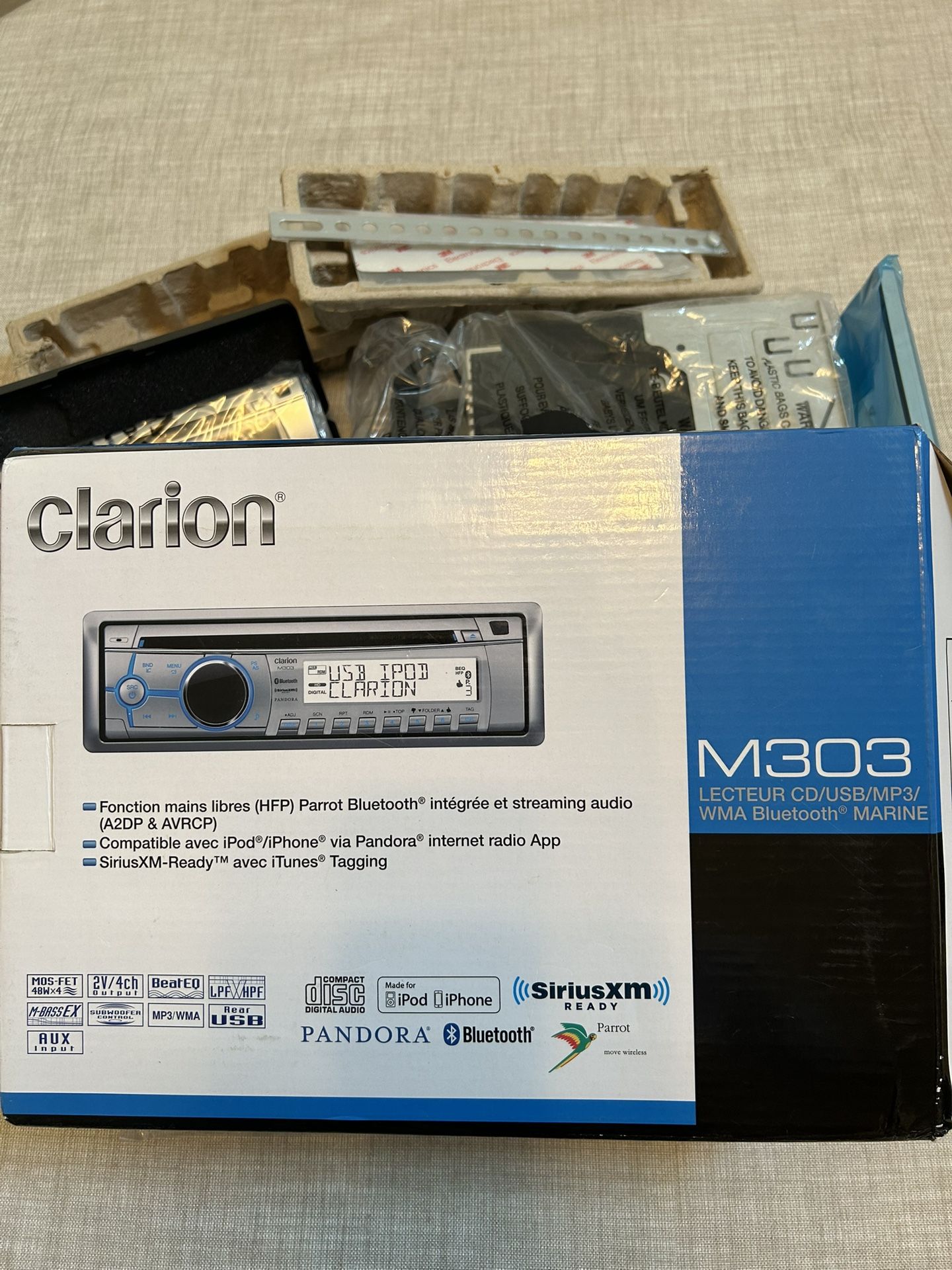 MARINE Bluetooth CD/USB/MP3/WMA Receiver