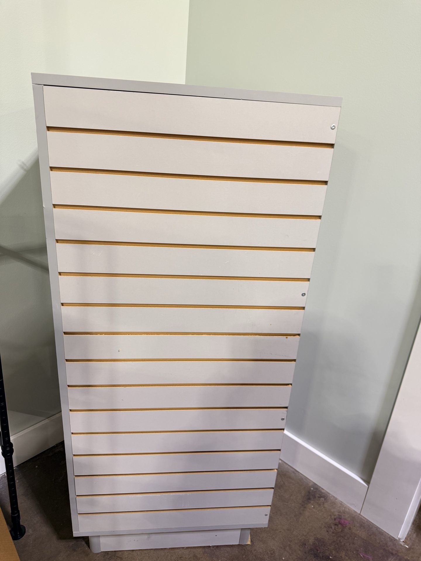 Slatwall panel and fixture