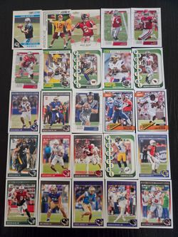 Football Score Cards Lot Mixed Rookies