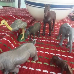 Toy Animal Lot Of 10