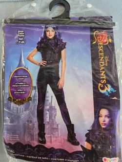 Disney Descendants 3 Mal Child Costume Size M (7-8)