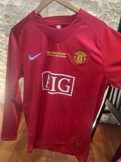 Ronaldo 2008 Champions League Final Manchester United Jersey – Long Sleeve (Large)