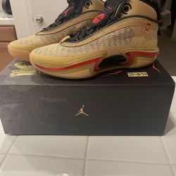 Jordan 36 Rui Hachimura Black Samuri Size 7