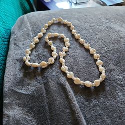 Real Seashell Necklace From Cebu, Philippines 