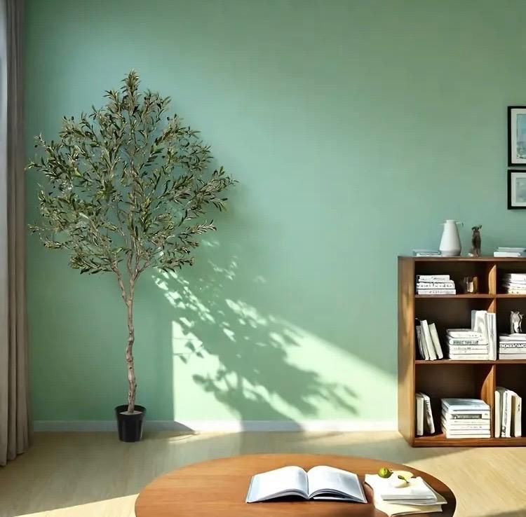 New 8ft artificial olive tree faux plants with black pot In Irvine home decor house warming
