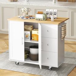 Kitchen Island with Wheels