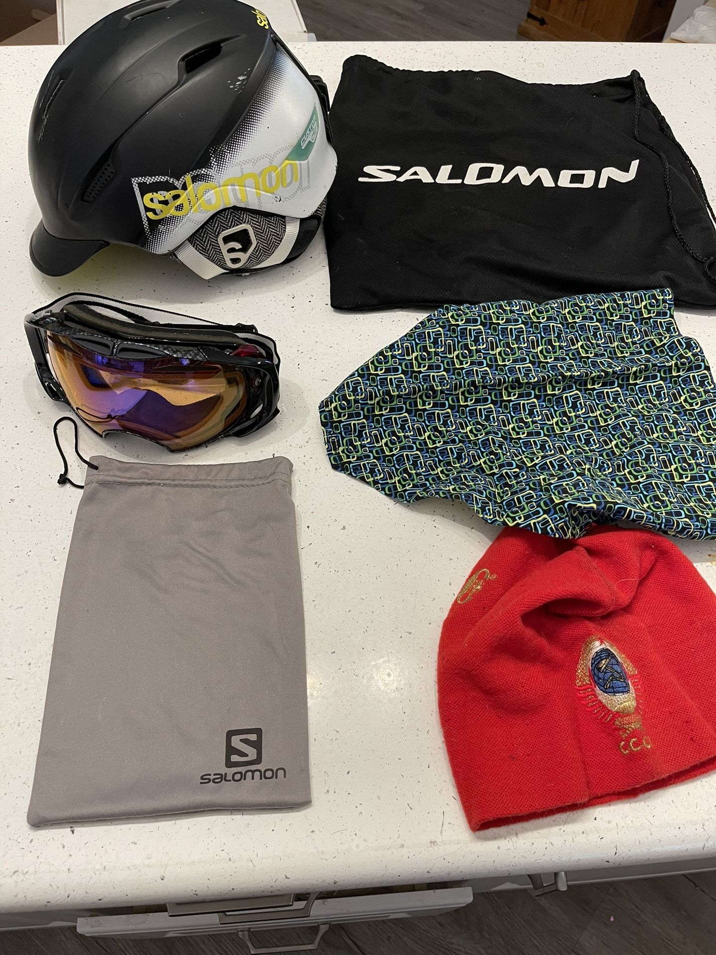 Oakley Salomon Snowboard Ski Goggles Helmet