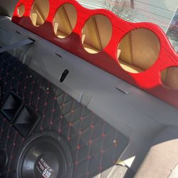 Empty Rear Deck Speaker Box 