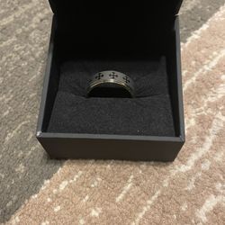 Gold Plated Tungsten Ring Size 9.5