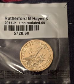 2011 P Rutherford B Hayes Dollar 