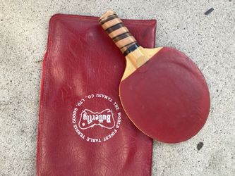 Ping Pong Racquet Rare