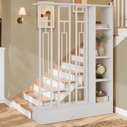 #B2 Room Divider with Shelves