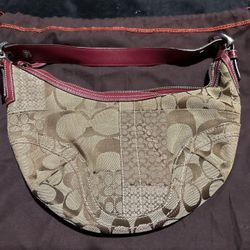 Coach Patchwork Signature Hobo Bag